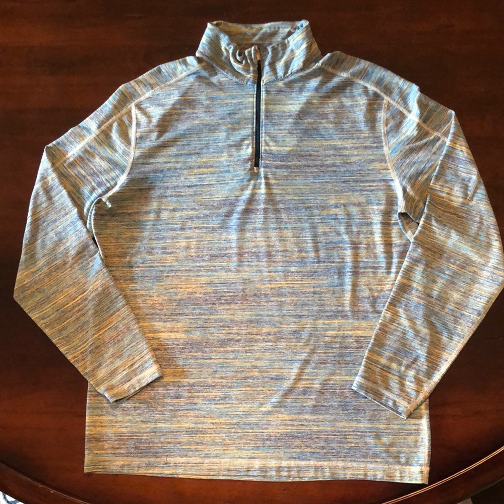 Lululemon athletica Men’s XL Blue & Yellow Half Zip